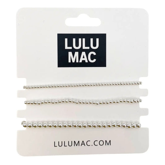 Lulu Mac Small Silver Bracelet Set