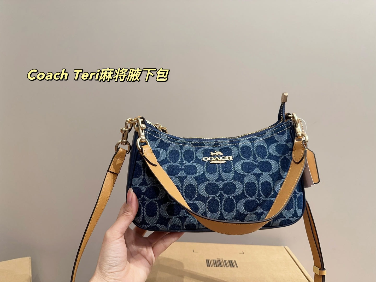 Signature C Modern Curve Shoulder Bags