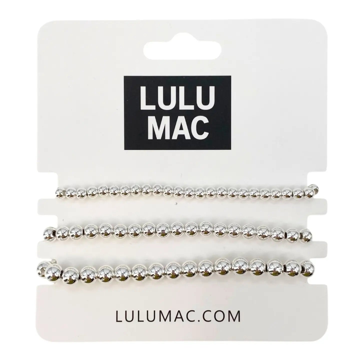 Lulu Mac Large Silver Bracelet Set