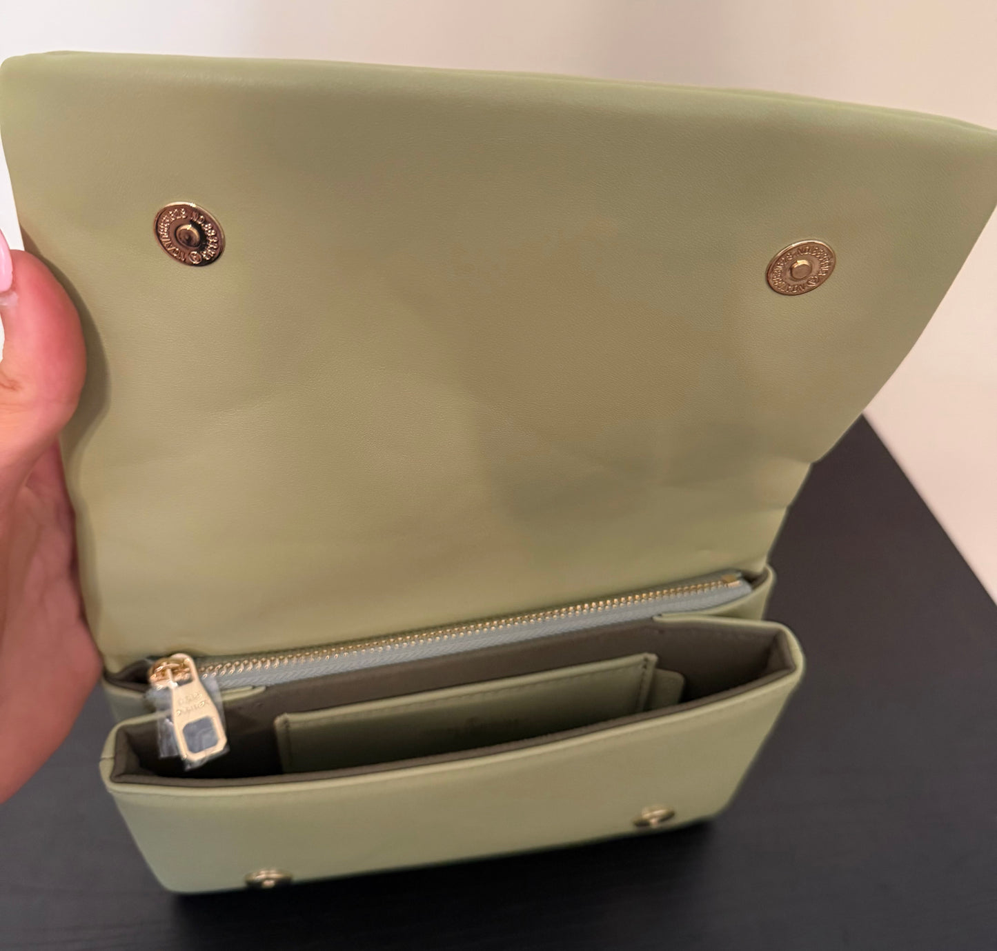 Green Monogram Pastel Cousin Mini Bag
