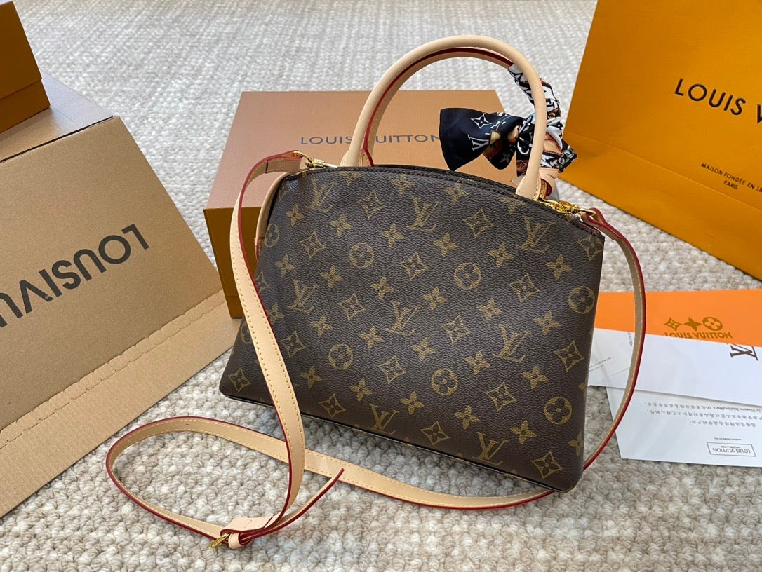Brown Monogram Clutch Crossbody