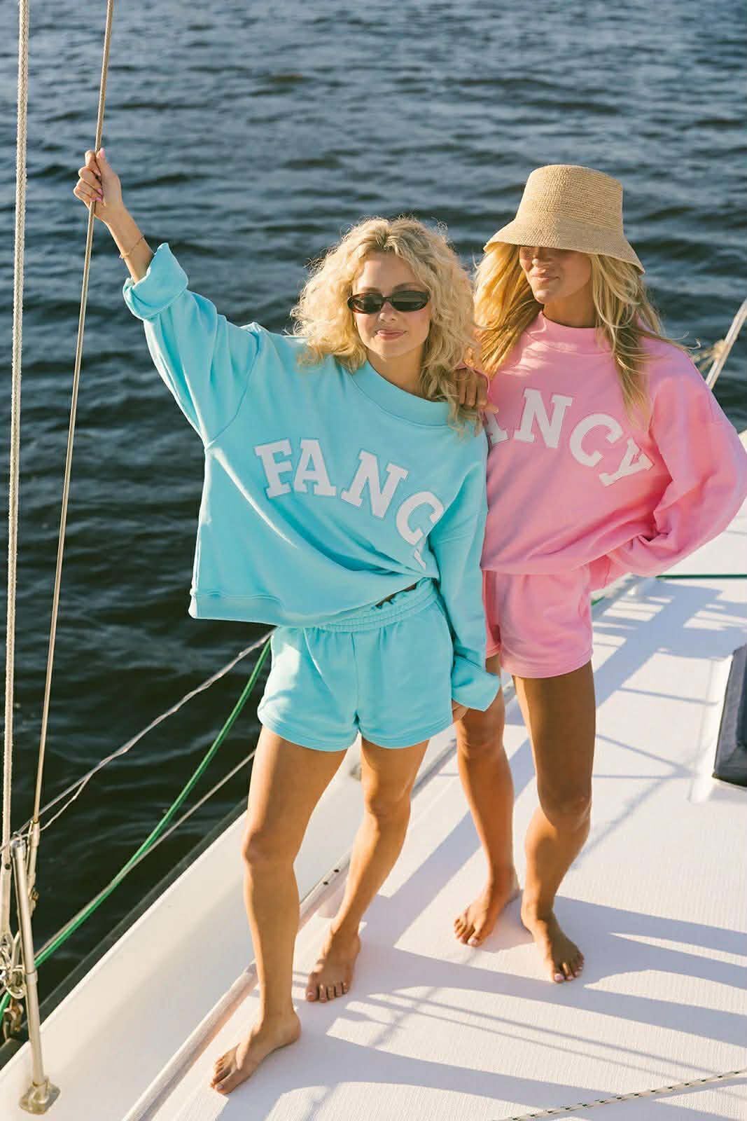 Fancy Crewneck/Shorts Sets