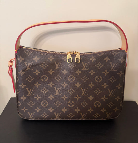Brown Monogram Slouch Handbag