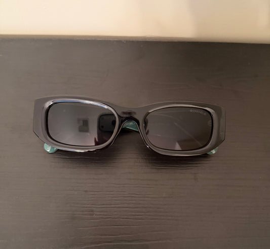 Double C Black/Green Sunnies