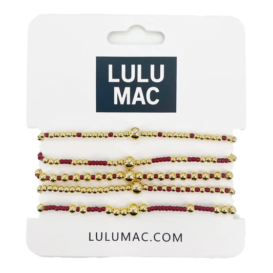 Lulu Mac Cardinal Bracelet Set