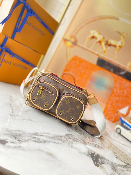 Monogram Double Pouch Belt Bag