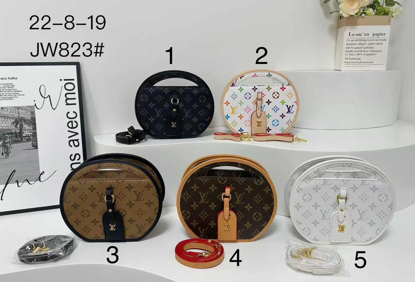 BF - Monogram Mini Circle Bags