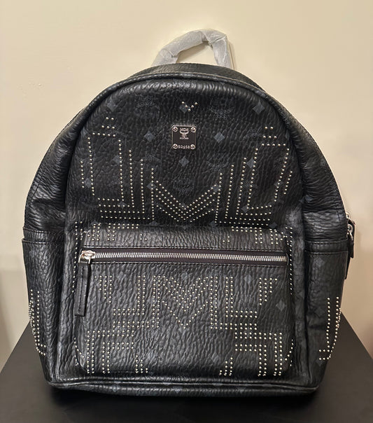 M C M Black/Grey Backpack