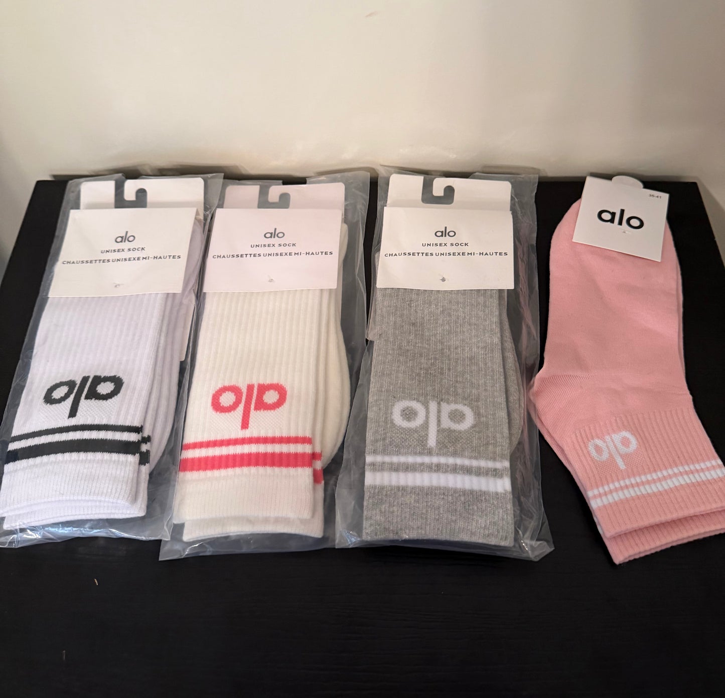 A L O Unisex Socks