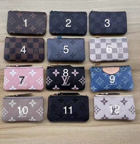 Monogram Key Pouches