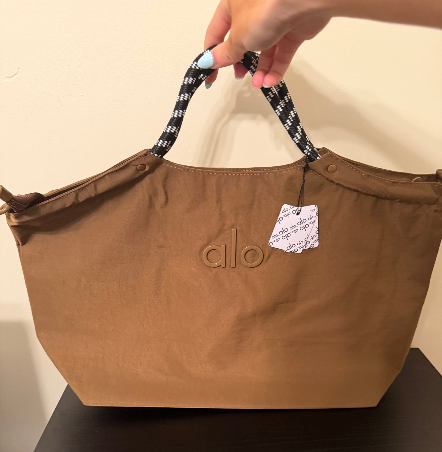 A L O Brown Yoga Bag