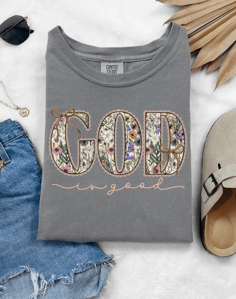 God is Good Vinyl Graphic Tops
