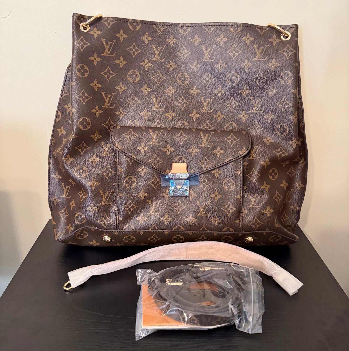 Brown Monogram Everyday Hobo Bag
