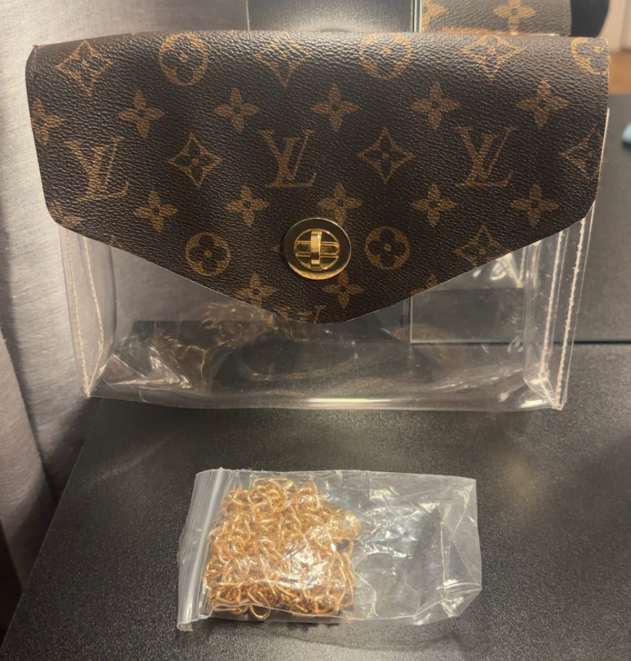 BUDGET-FRIENDLY Clear Monogram Game Day Bags