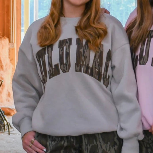Lulu Mac Greige/Mossy Oak Bottomland Sweatshirt