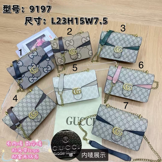 BF - Double G Monogram Bella Bags