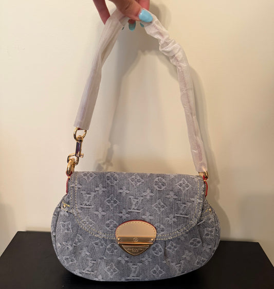 Light Grey Monogram Belle Bag