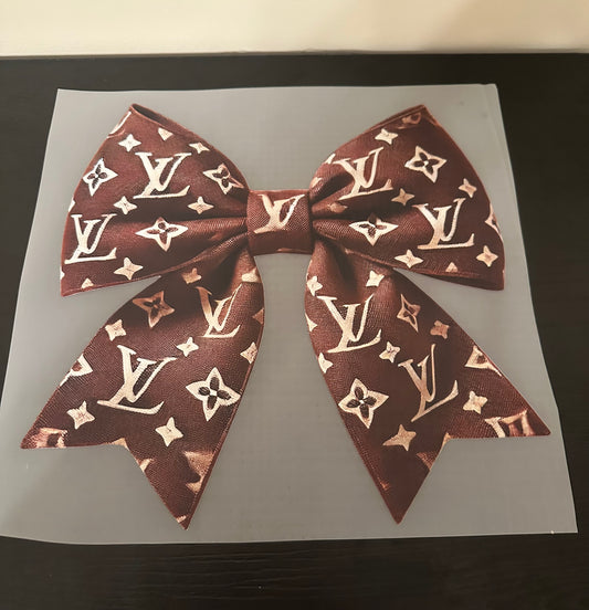 Brown/Cream Monogram Graphic Tops