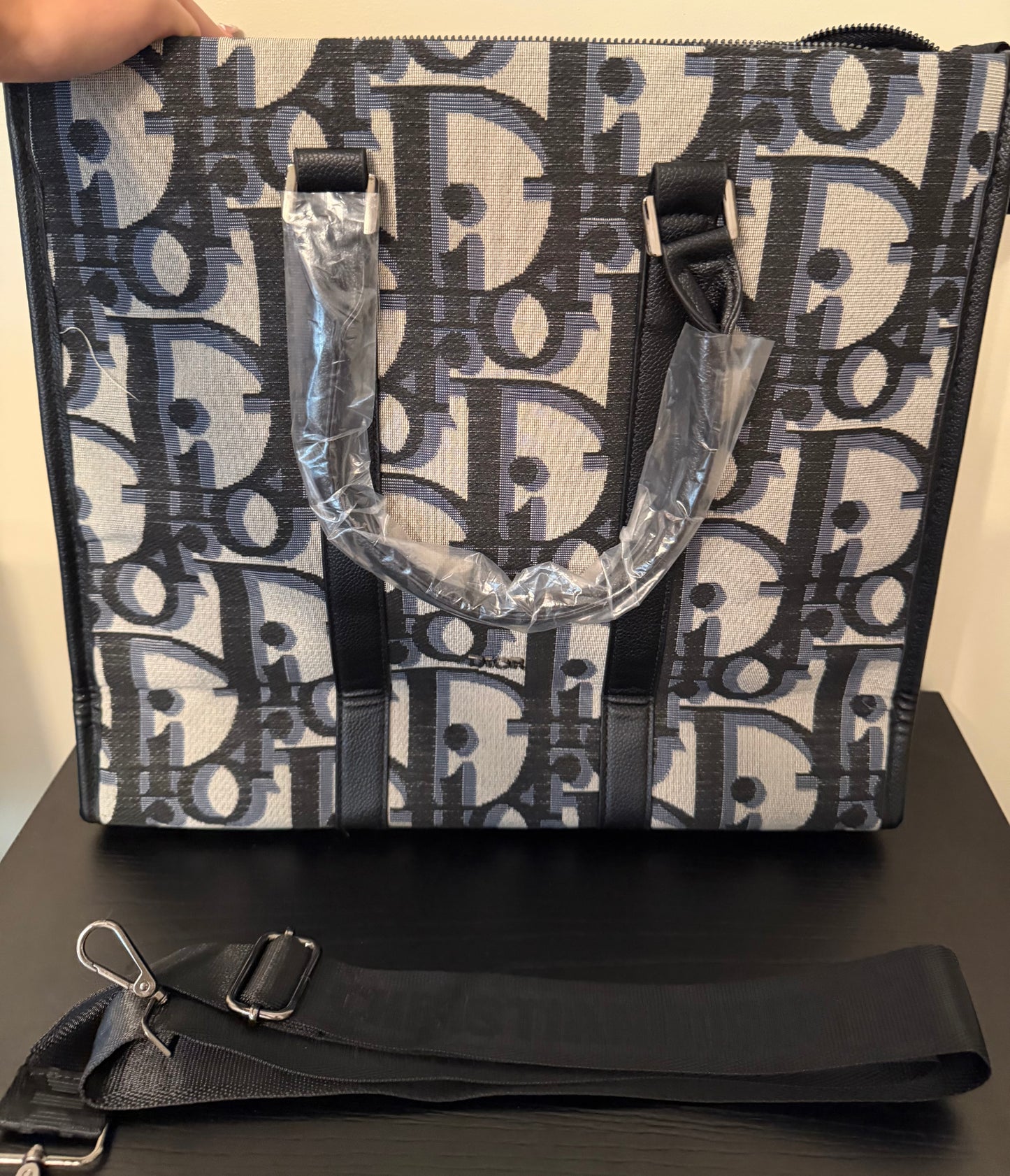 BF - 💿 Navy Rita Tote Bag