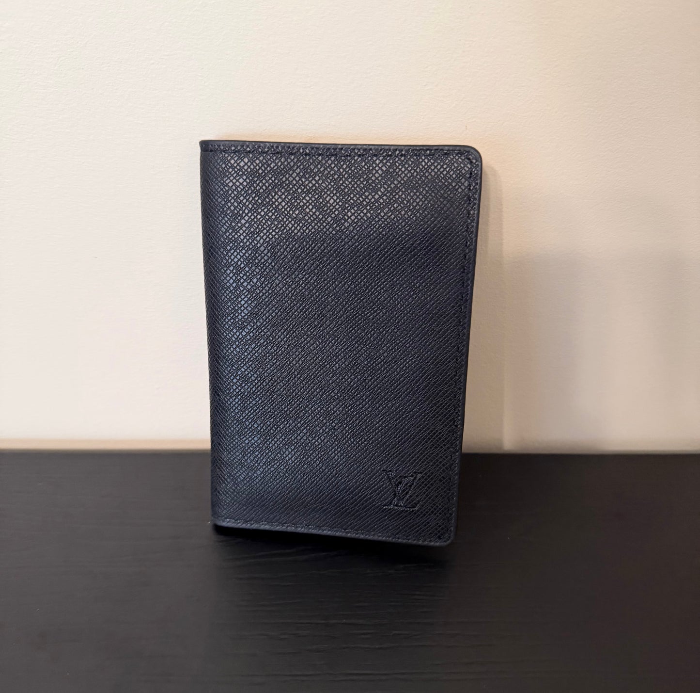 Black Monogram Passport Cover