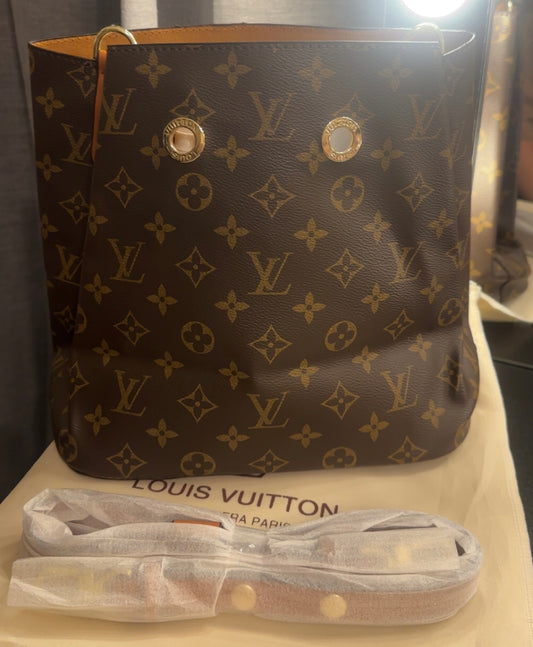 Brown Monogram Mini Bucket Bag