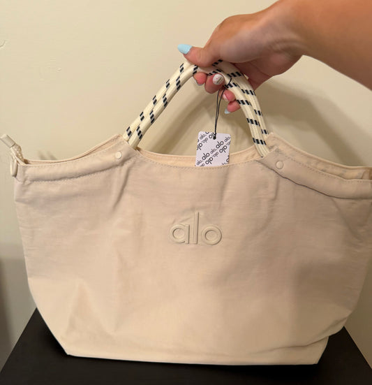 A L O Cream Yoga Bag