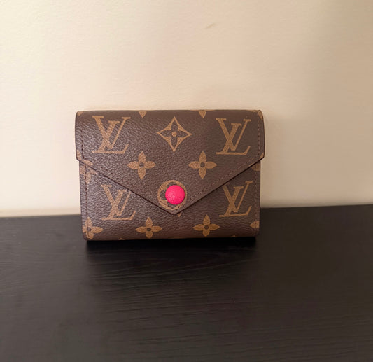 Brown Monogram Mini Fold-Up Wallet (Rose Int.)