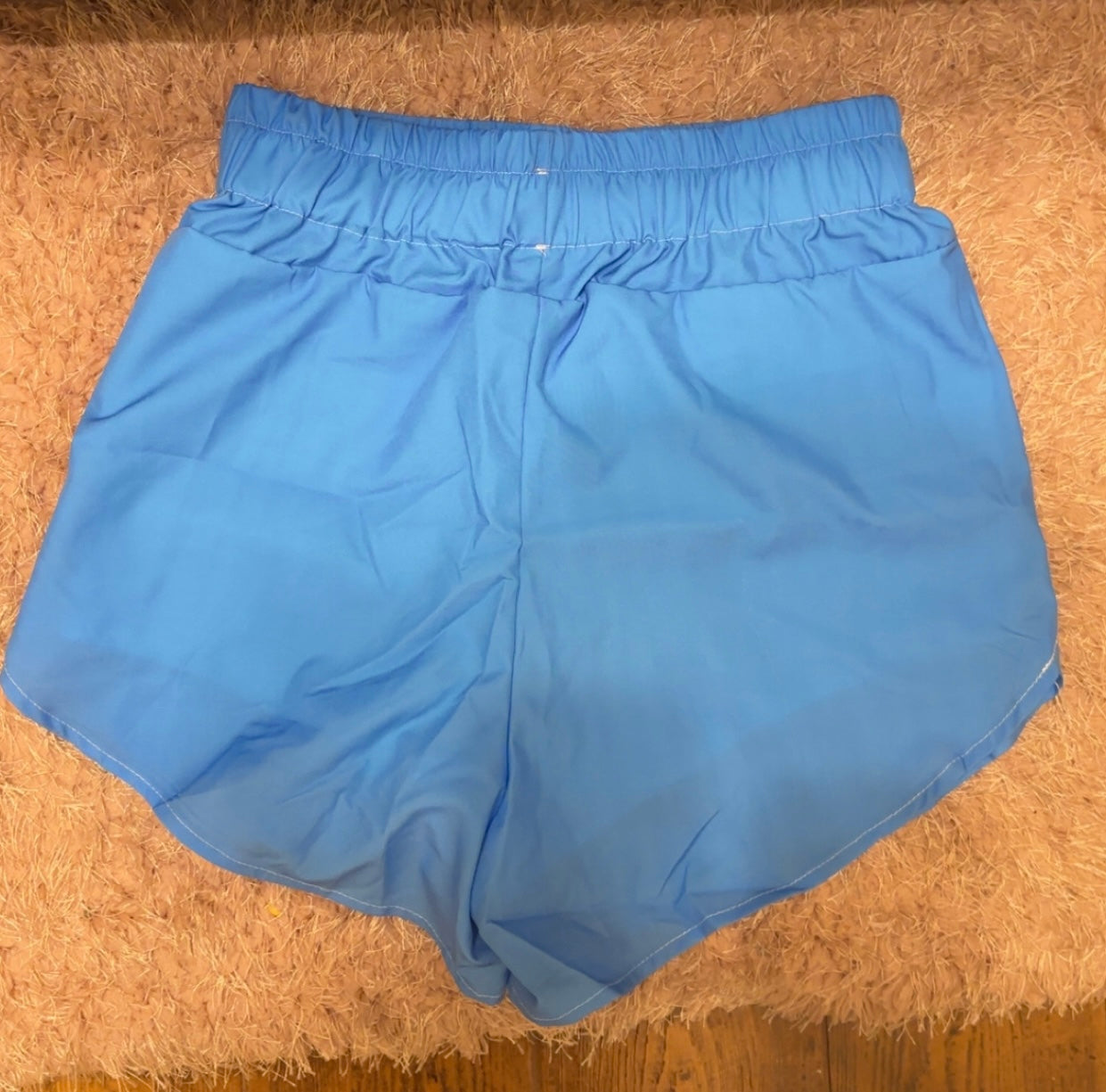 🍋 Blue High-Rise Shorts (RUNS BIG!!)