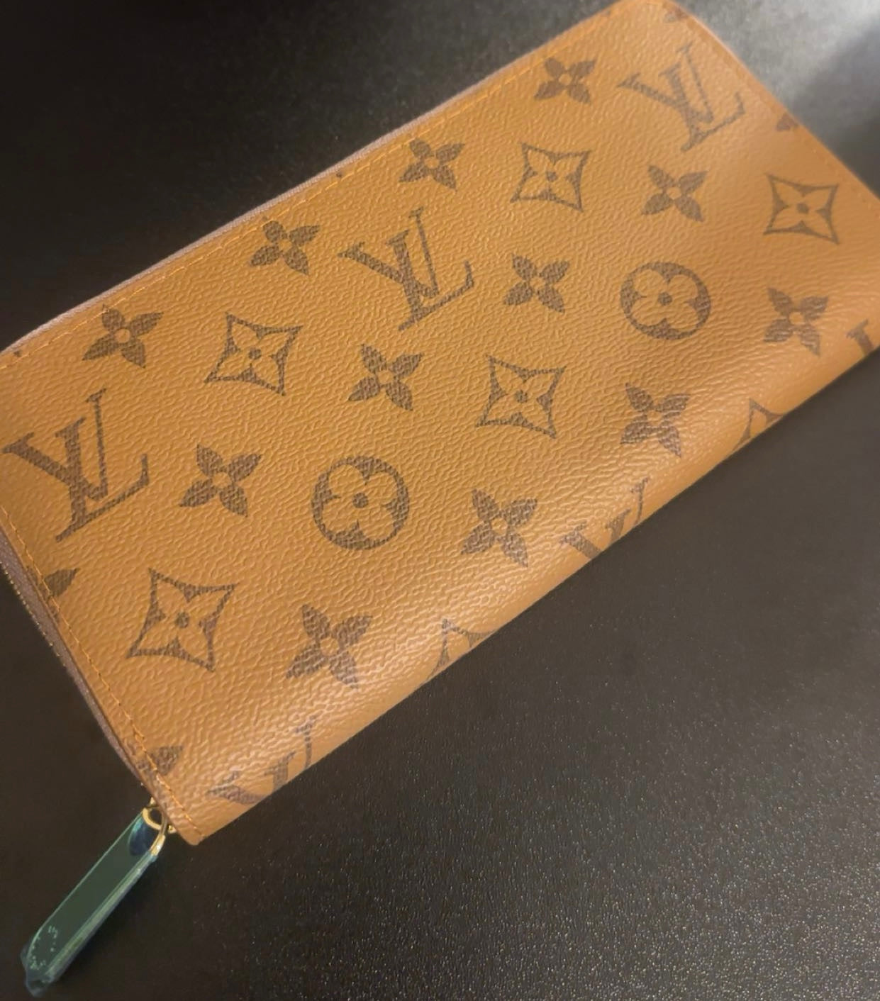 Peanut Butter Zip Wallet
