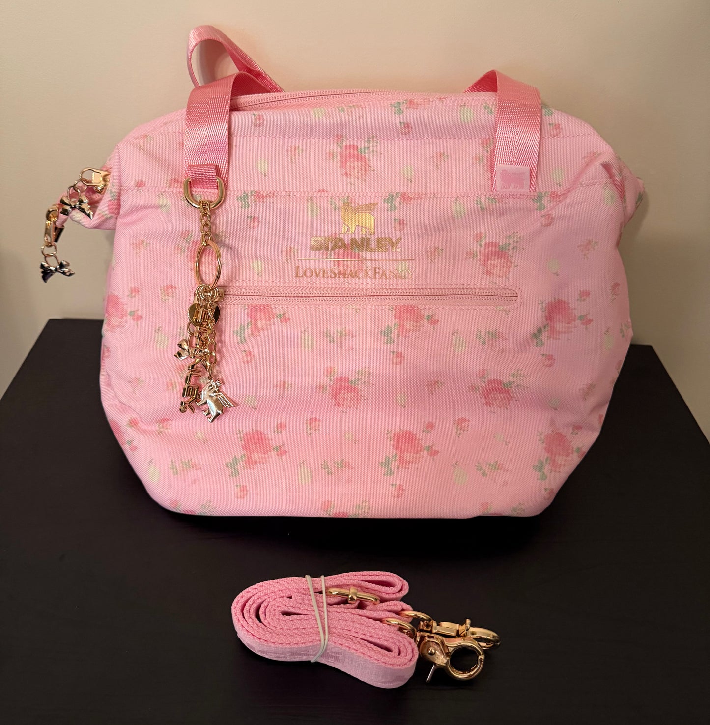 Stan Pink Floral Lunch Bag