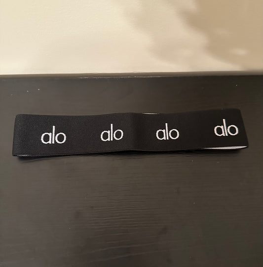 A L O Black/White Headband
