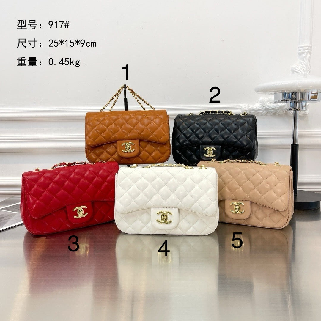 Double C Quilted Shoulder Bags