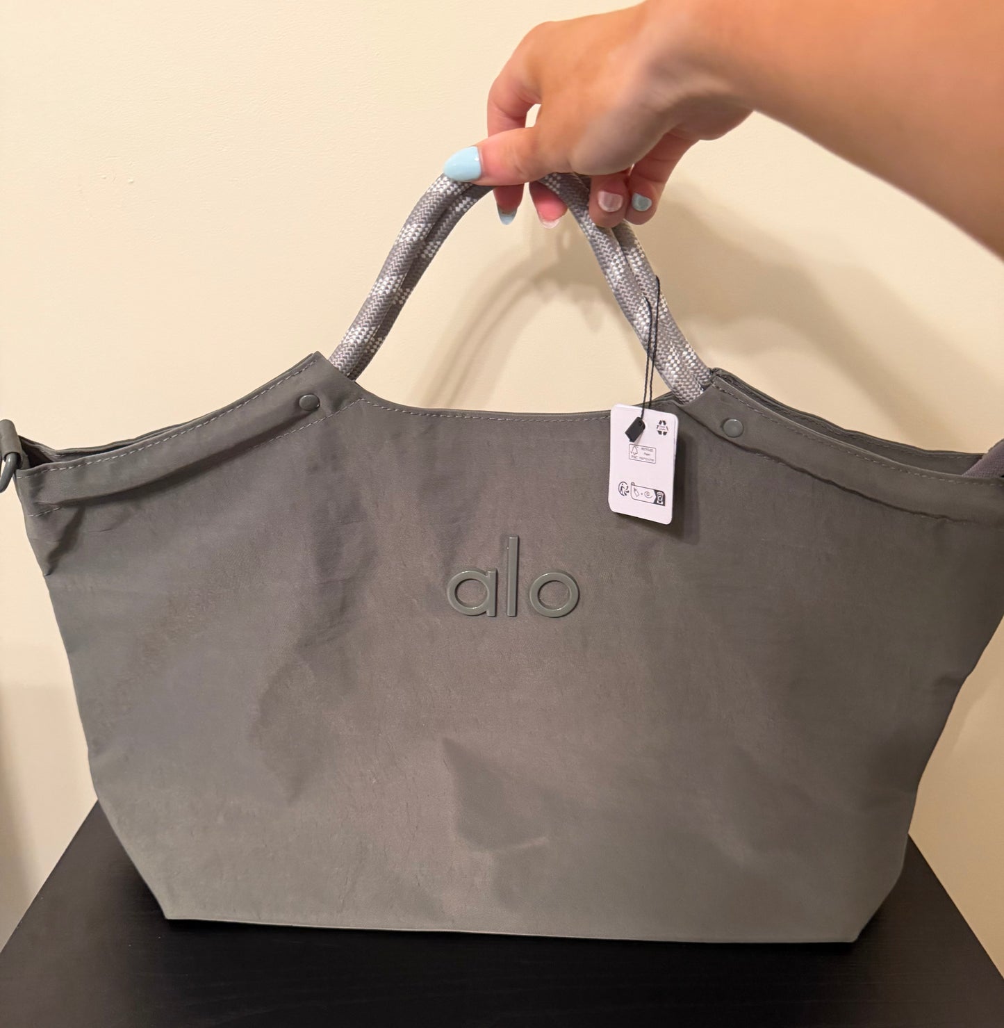 A L O Grey Yoga Bag