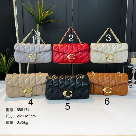 Signature C Quilted Tab Bags