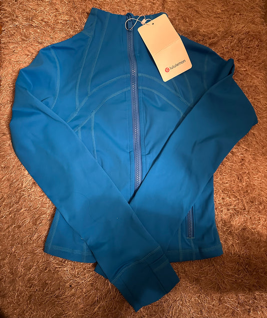🍋 Royal Blue Cropped Fitted Jacket (2)
