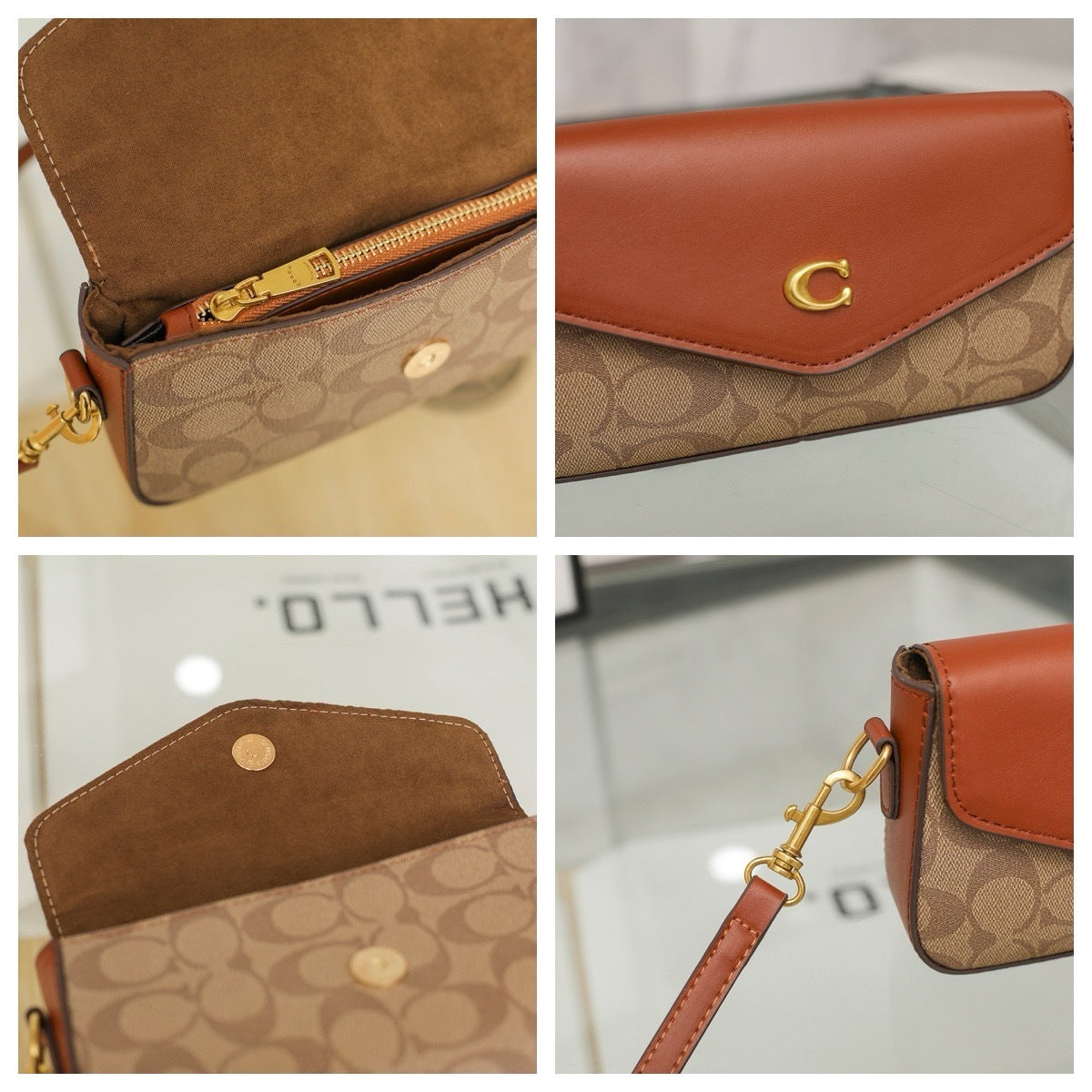 BF - Signature C Snap Wallet Bags