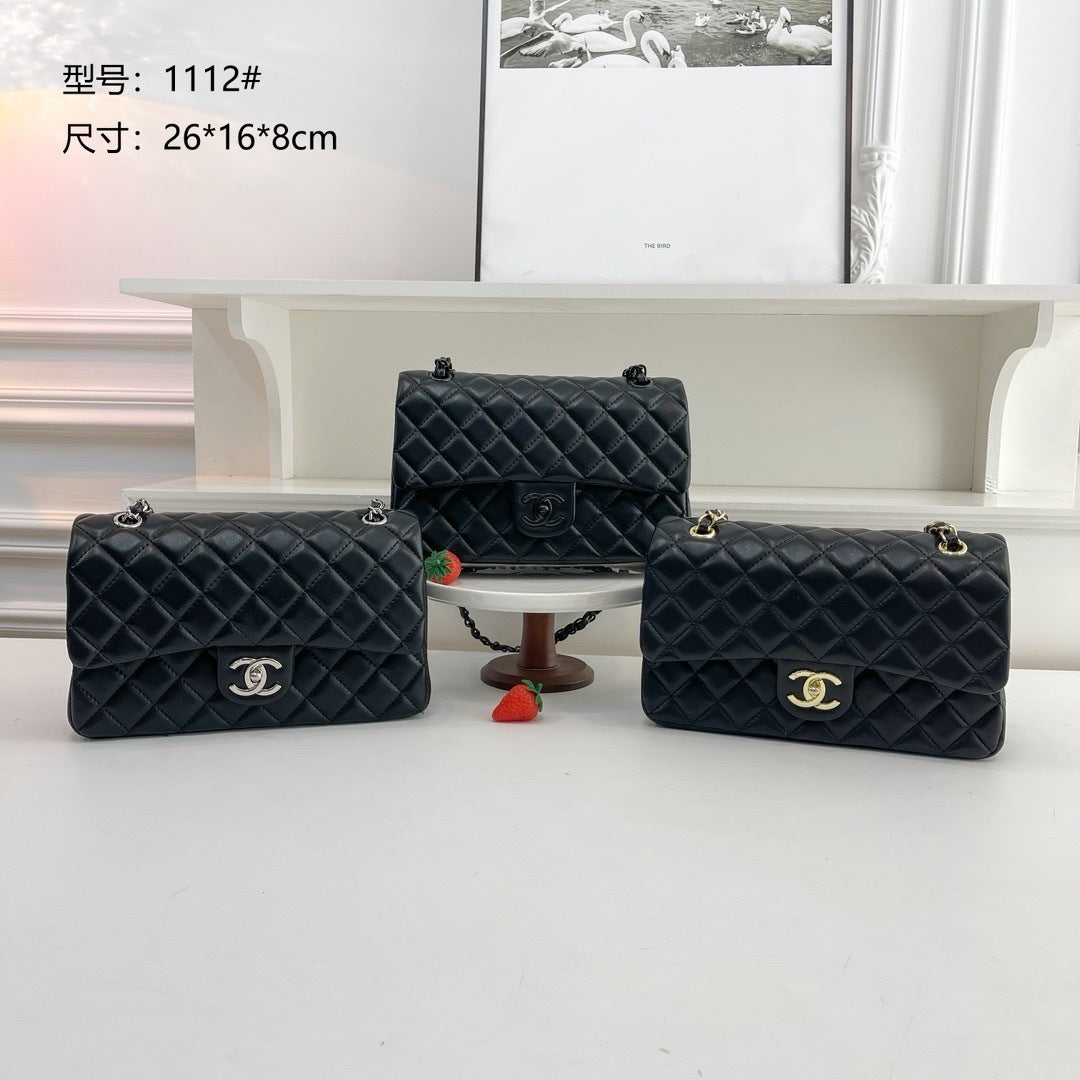 Double C Black Gena Bags