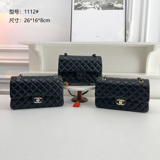Double C Black Gena Bags