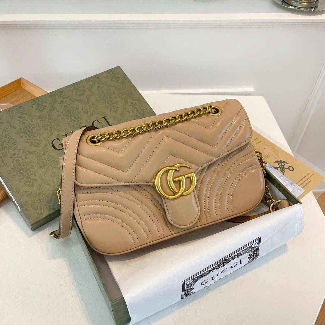 BF - Double G Mont Quilted Shoulder Bags (Medium)