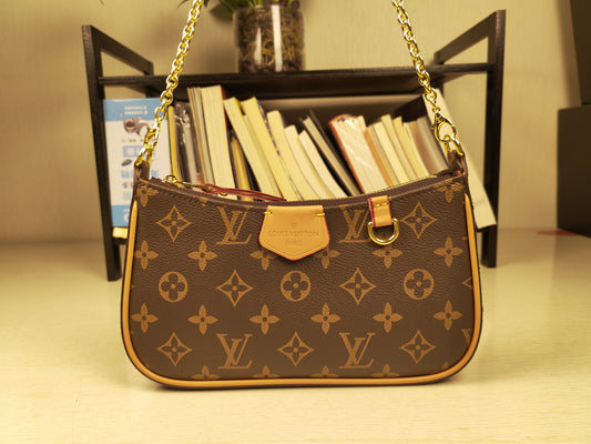 BF - Brown Monogram Compact Shoulder Bag