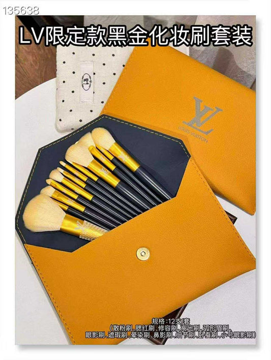 Monogram Makeup Brush Set