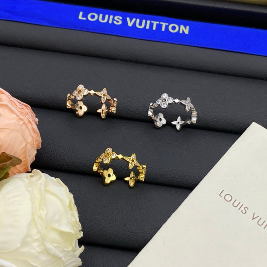 Monogram Bling Rings