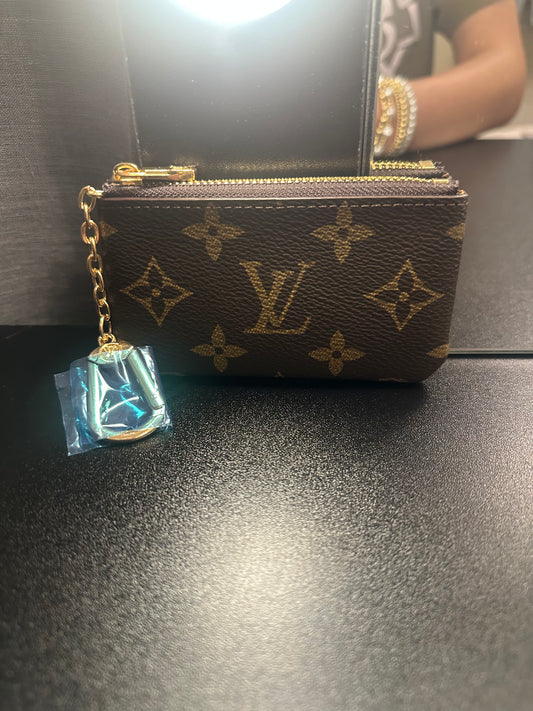 Brown Monogram Key Pouch