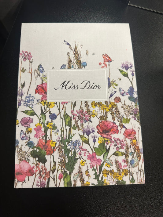 Miss D Floral Notebook