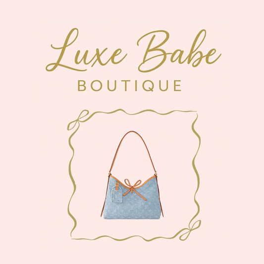 Blue Denim Signature Satchel