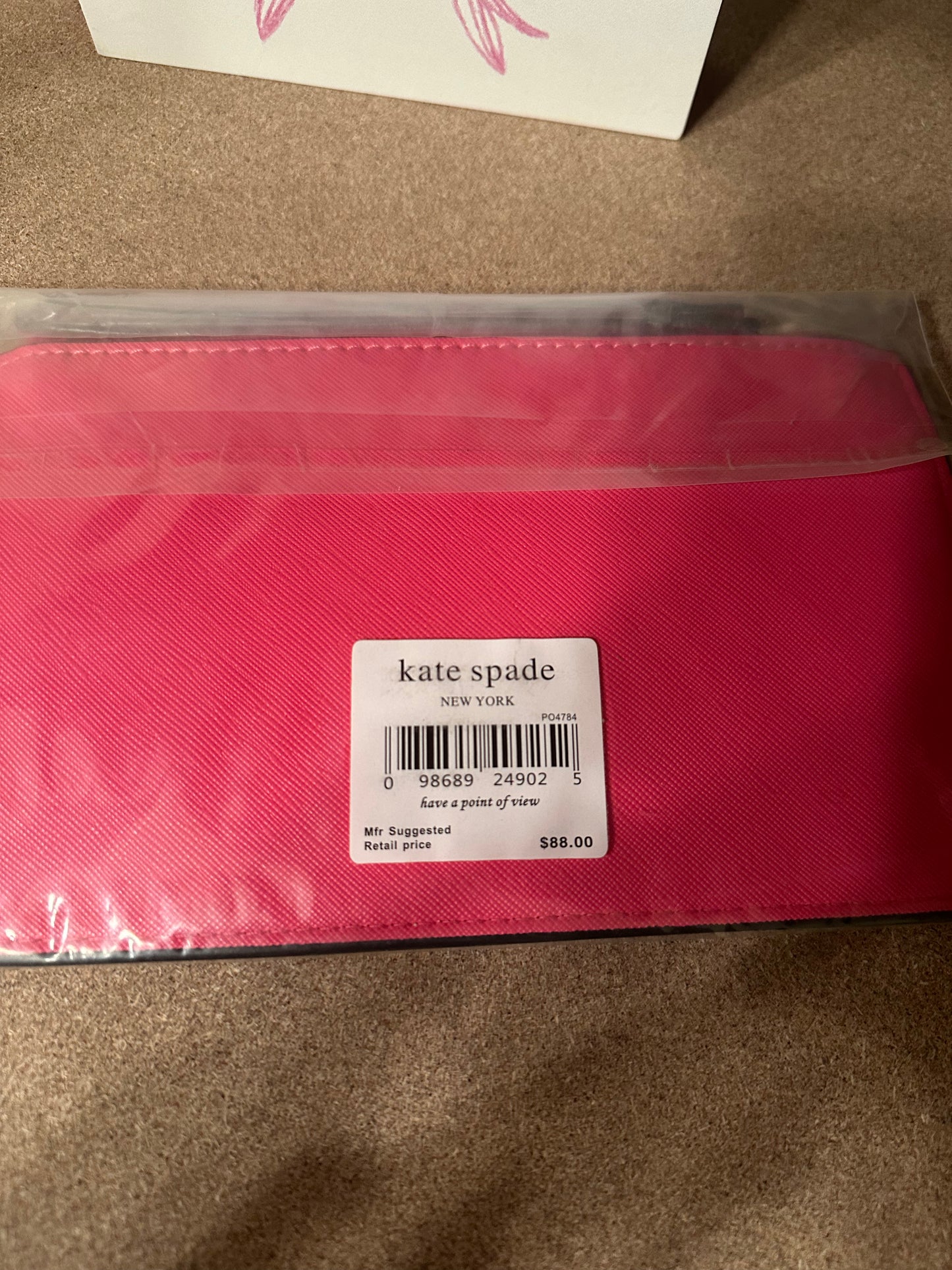 Kate Hot Pink Wristlet