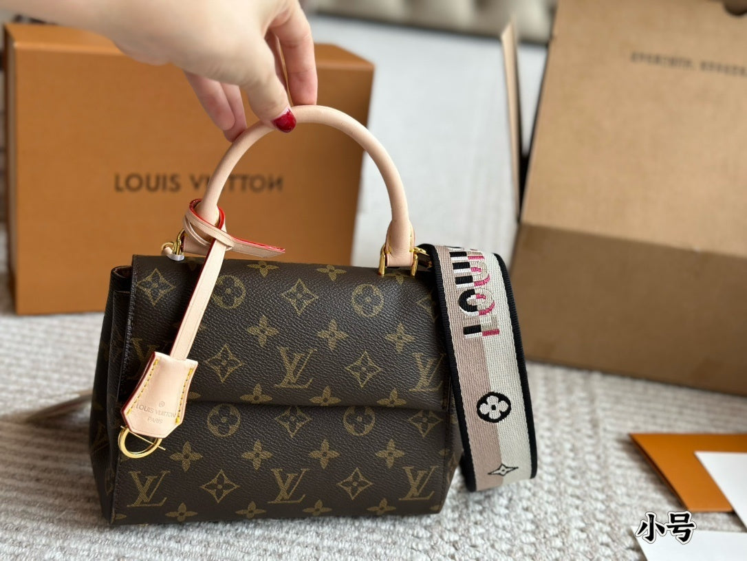Brown Monogram Cluny Mini Bags