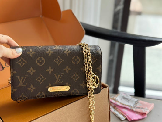 Brown Monogram Lily Crossbody Bag