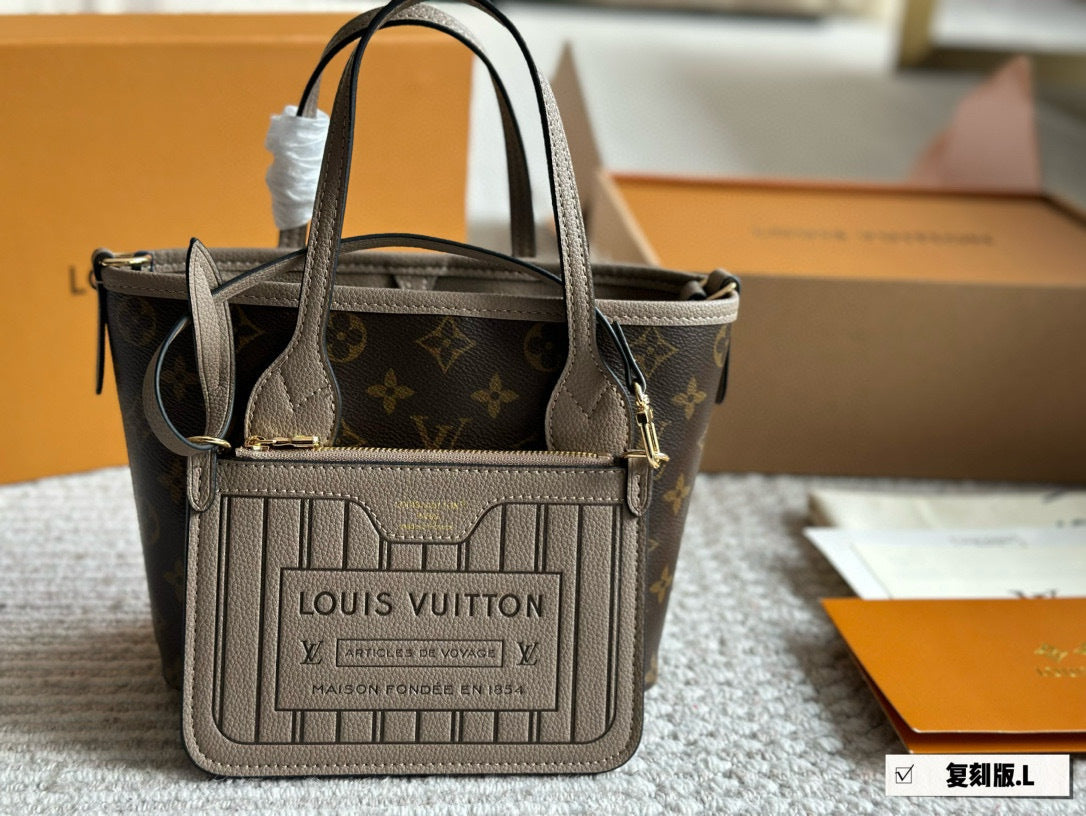 Brown Monogram Mini Color Carryalls