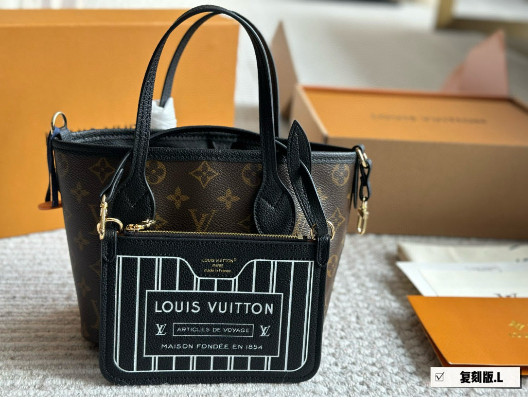 Brown Monogram Mini Color Carryalls